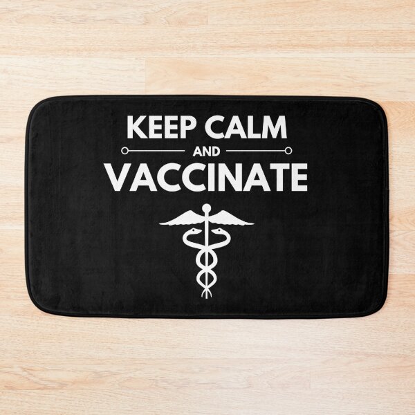 Item preview, Keep Calm And Vaccinate White Text designed and sold by Tritonn204.