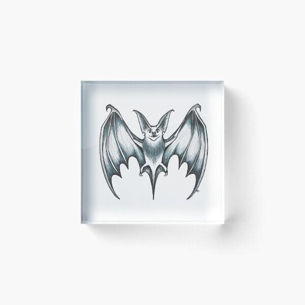 Item preview, Black and White Happy Bat designed and sold by The White Bat.