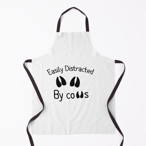 Item preview, Easily Distracted By Cows Stickers,Funny Cows Stickers designed and sold by Raminovitch.