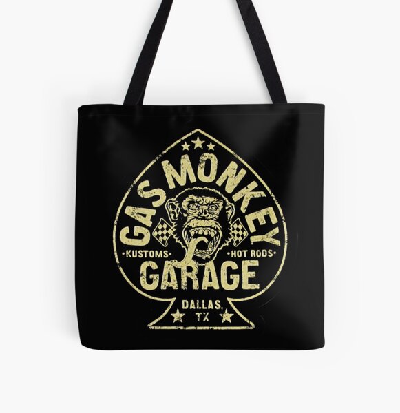 Gas Monkey All Over Print Tote Bag