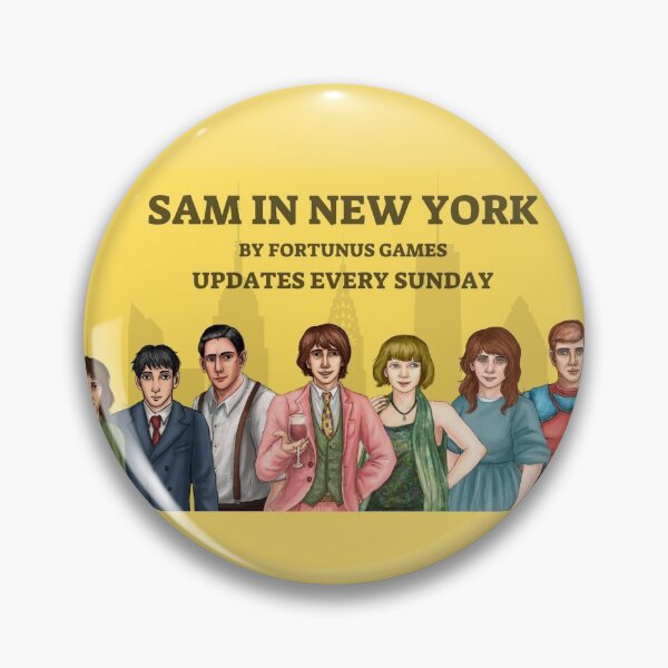 Item preview, Sam in NYC Banner (2021) designed and sold by FortunusGames.