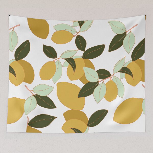 Item preview, Lemon Citrus Pattern Design designed and sold by DeLislesRT.