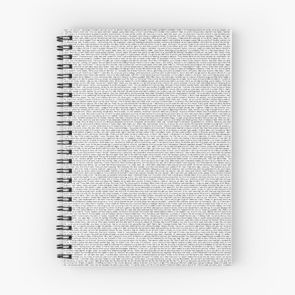 Item preview, Heathers Movie Script designed and sold by LilacWaves.
