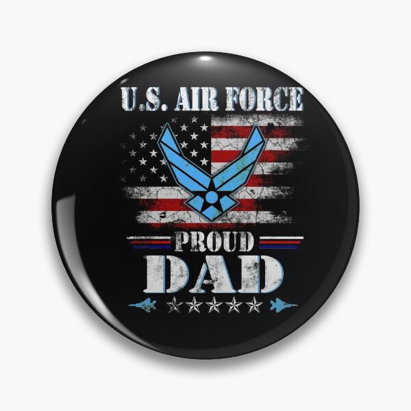 Item preview, U.S. Air Force Proud Dad USA Flag Vintage designed and sold by Jody49.