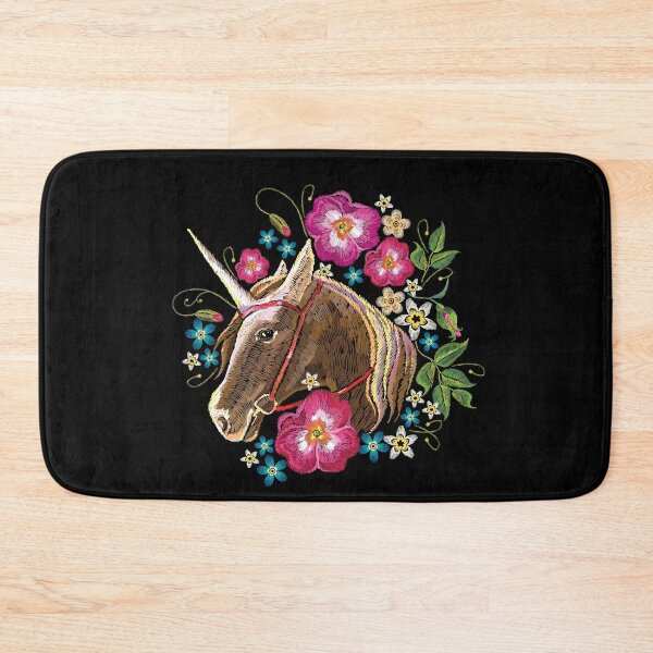 Item preview, Beautiful Unicorn and Blooms designed and sold by Sinfamous.