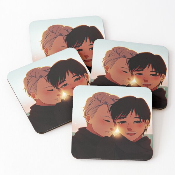Item preview, Victor and Yuuri designed and sold by YaineDraws.