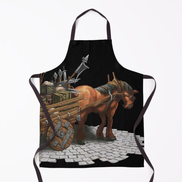 Item preview, Medieval Supply Cart Horse Drawn Weapon Wagon designed and sold by Andrew Gaia.