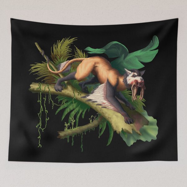 Item preview, Flying Wolf Creature Design designed and sold by Andrew Gaia.