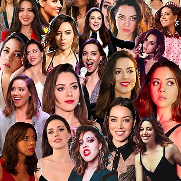 Artwork thumbnail, Aubrey Plaza Photo Collage by Jess Designs