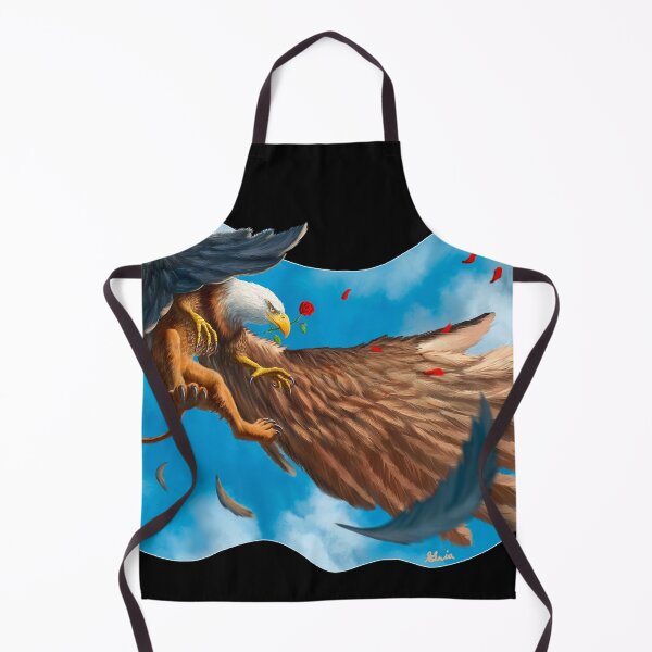 Item preview, Griffon with Rose in Flight Design designed and sold by Andrew Gaia.