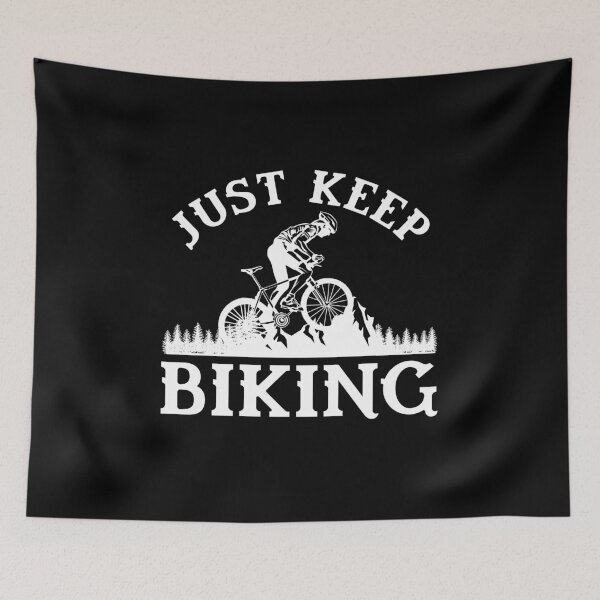 Item preview, Just Keep Biking Mountain Bike designed and sold by OneMTB.