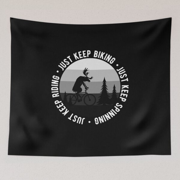 Item preview, Just Keep Biking Just Keep Mountain Biking designed and sold by OneMTB.
