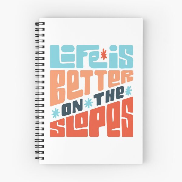 Item preview, Life Is Better On The Slopes Ski/Snowboard Quote  designed and sold by HiFiTees.