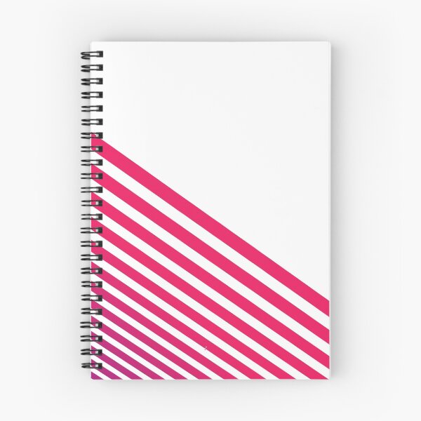 Item preview, Modern Pinkish Red Linear Stripes and White designed and sold by Blkstrawberry.