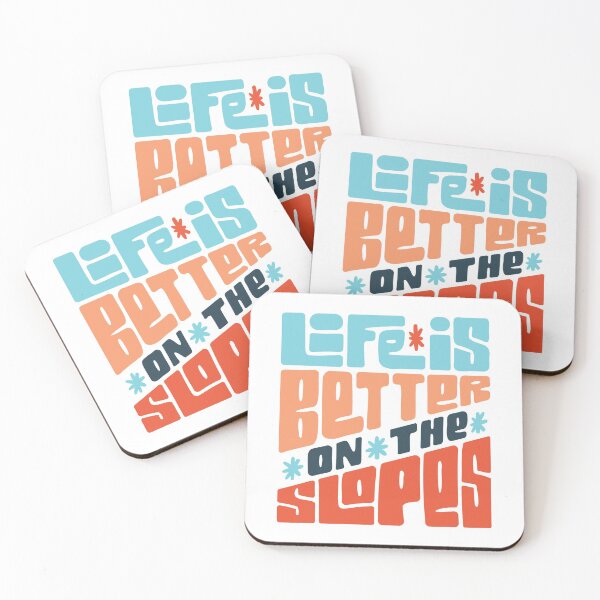 Item preview, Life Is Better On The Slopes Ski/Snowboard Quote  designed and sold by HiFiTees.