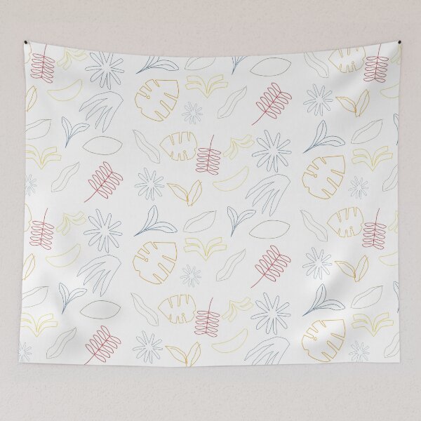 Item preview, colourful flowers pattern   designed and sold by bemenmaher.