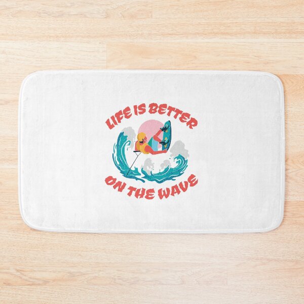 Item preview, Wakeboarding "Life Is Better On The Wave" Quote  designed and sold by HiFiTees.