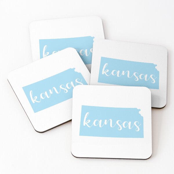 Item preview, Light Blue Kansas KS State designed and sold by agdesigns6.