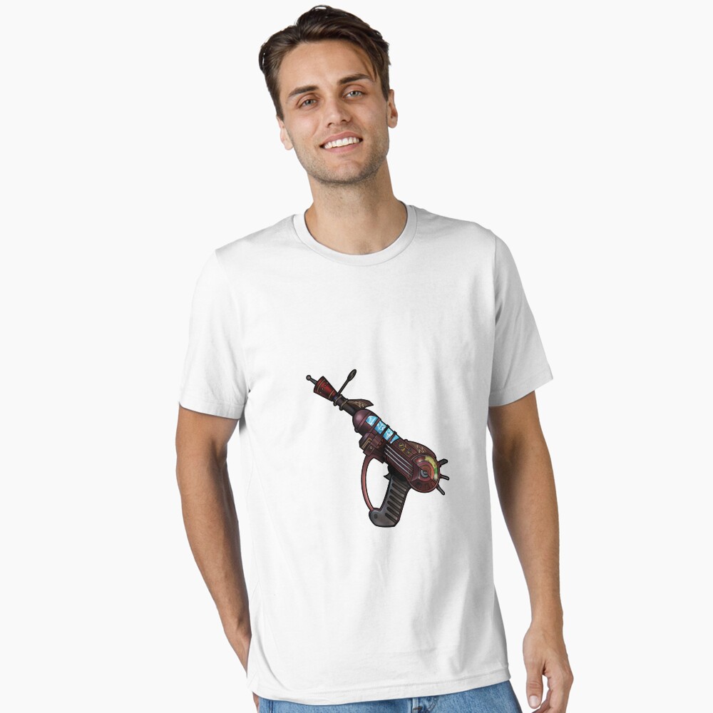 Vista previa del artículo con la obra «Camiseta esencial», diseñado y vendido por Annie-Ratner.