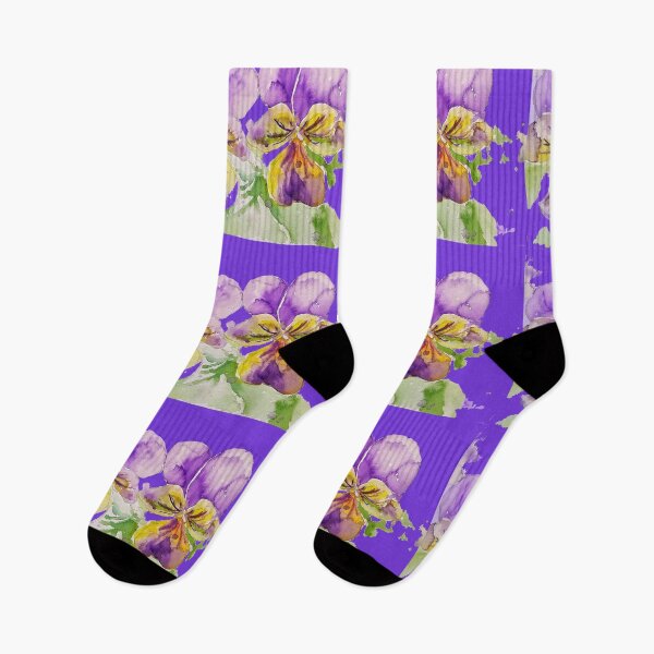 Item preview, Viola Watercolor Painting Purple Flower designed and sold by Sarah  Rajkotwala.