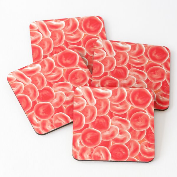Item preview, RED BLOOD CELLS MICROSCOPIC VIEW IMAGE MEDICAL LABORATORY SCIENTIST designed and sold by Hippiesole.