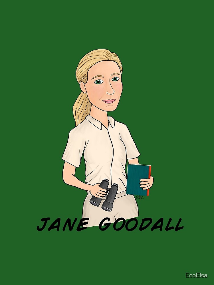 “Jane Goodall - Young Jane Goodall” Poster by EcoElsa | Redbubble