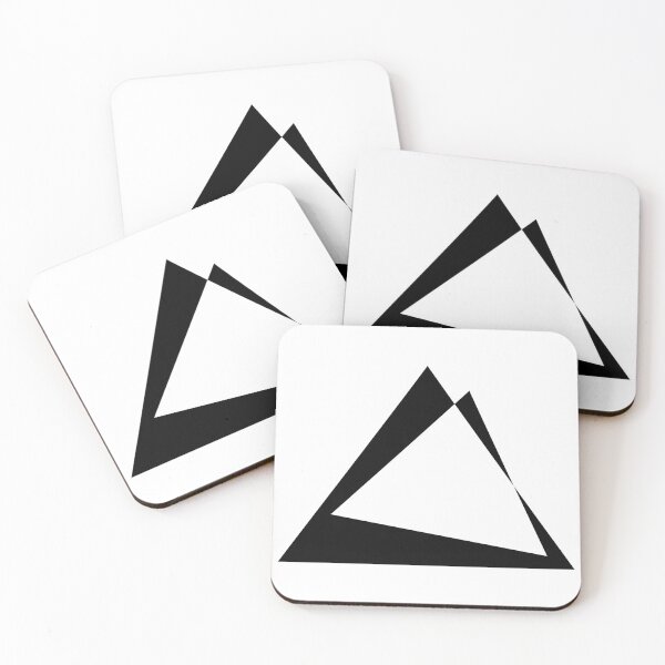 Item preview, Minimalist Geometric Design - Black Triangle. designed and sold by PandaAvenue.