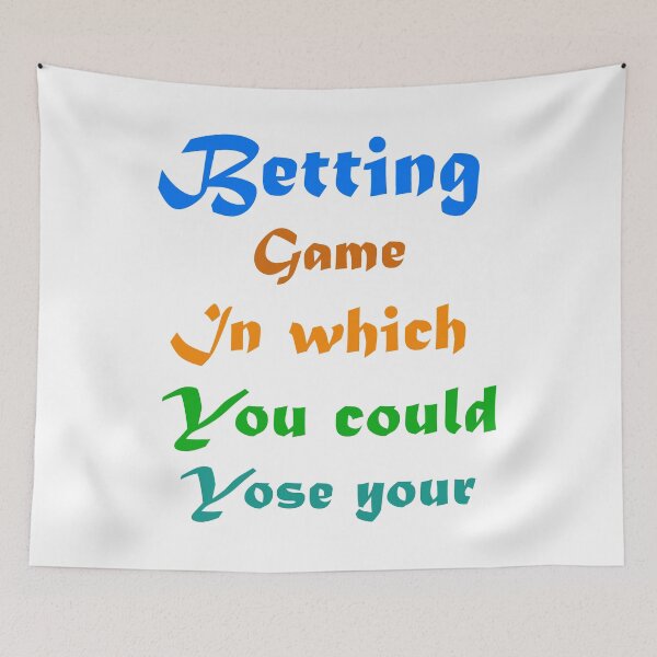 Item preview, Betting Game In Which You Could Lose Your stickers designed and sold by Shop us .