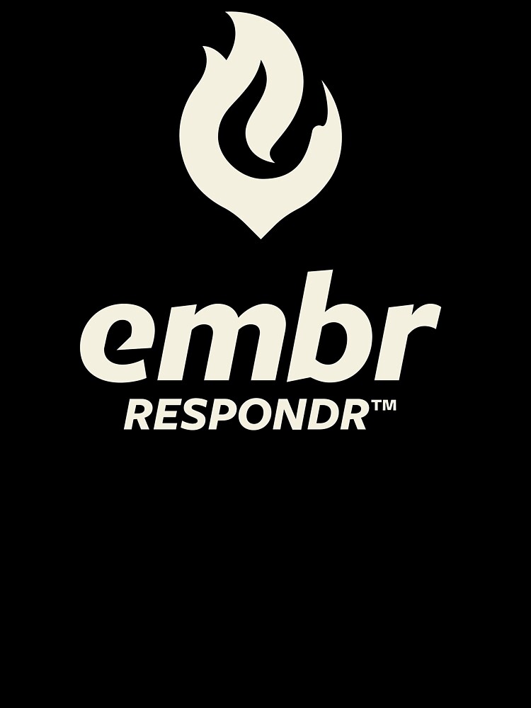 Thumbnail 7 of 7, Oversized T-Shirt, Embr Respondr Logo Vert designed and sold by MuseGames.