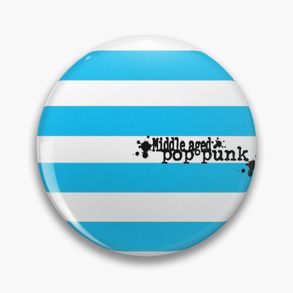 Item preview, Middle Aged Pop Punk Stripes (Blue) designed and sold by Getonboardman.