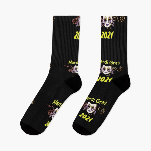 Item preview, Mardi Gras 2021 with Yellow Lettering designed and sold by AliCatOriginals.