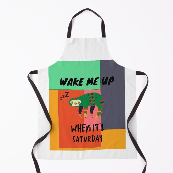 Item preview, Wake me up When It's Saturday - Busy doing nothing - Sloth life - gift ideas - funny t-shirt designed and sold by MDclothingshop.