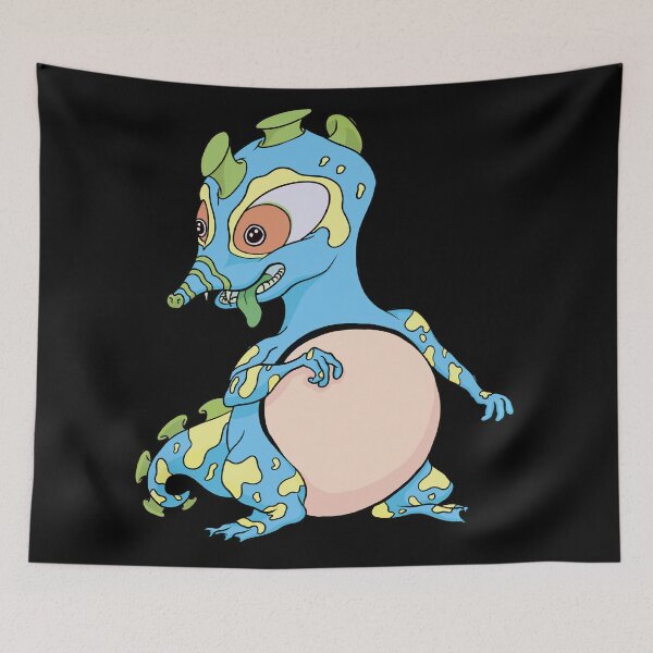 Item preview, Alien Moon Weasel Cartoon Illustration designed and sold by Andrew Gaia.