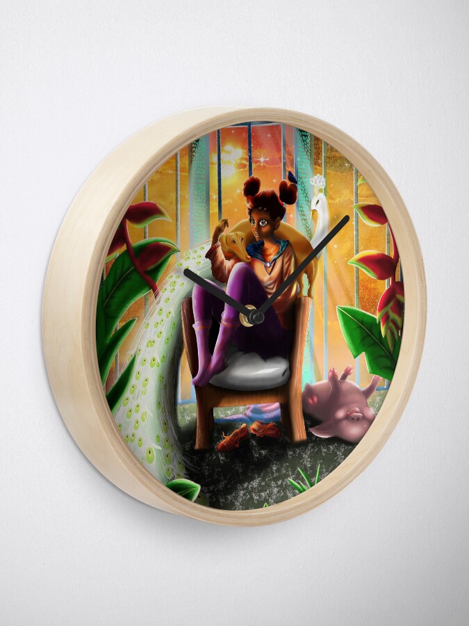 Thumbnail 1 of 4, Clock, The Garden designed and sold by lkeweljewell.