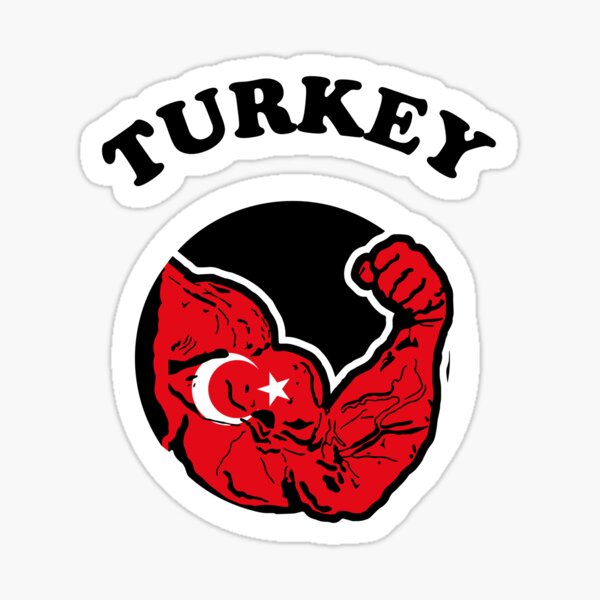 "Turkey Flag" Sticker by TrickyGraphics Redbubble