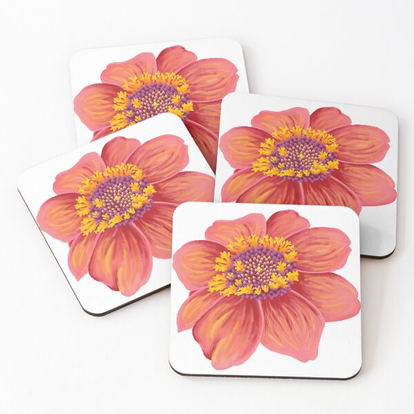 Artikelvorschau, Pinke Blume entworfen und verkauft von BrushedByGrace.