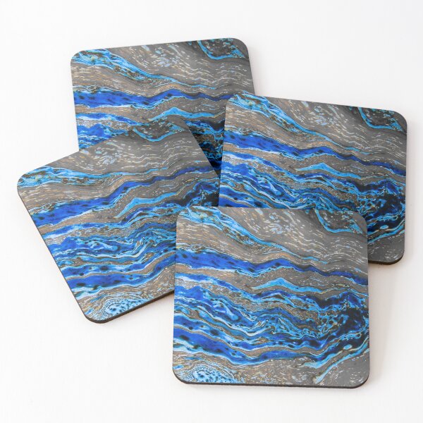 Item preview, Hydro Dipped Dark Cobalt Tiger designed and sold by ArtRoomOregon.