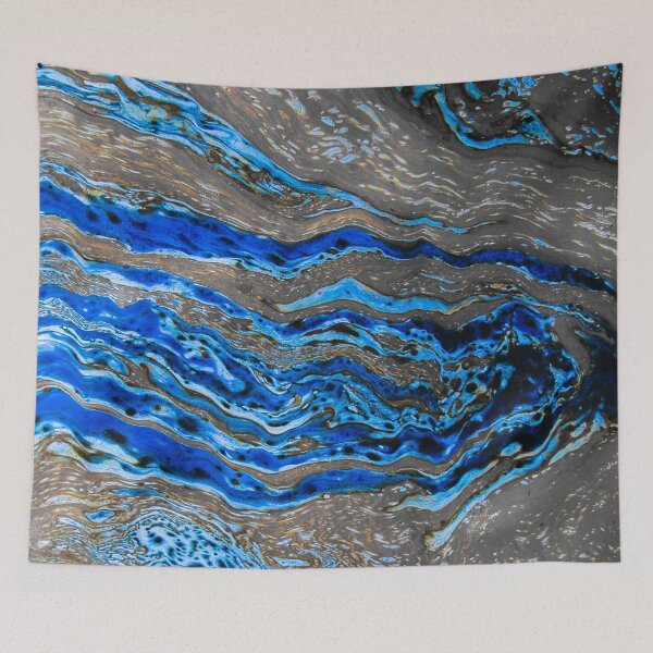 Item preview, Hydro Dipped Dark Cobalt Tiger designed and sold by ArtRoomOregon.