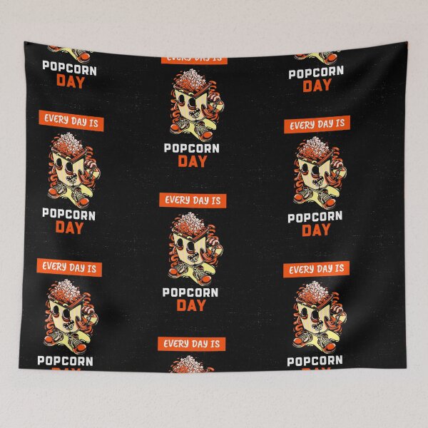 Artikelvorschau, Popcorn Day - Ich liebe Popcorn entworfen und verkauft von PrintexDesigns.