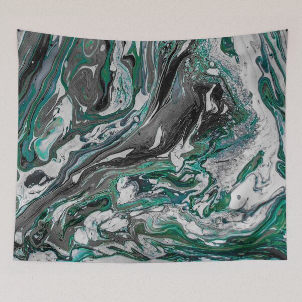 Item preview, Hydro Dipped Teal Fluidity designed and sold by ArtRoomOregon.