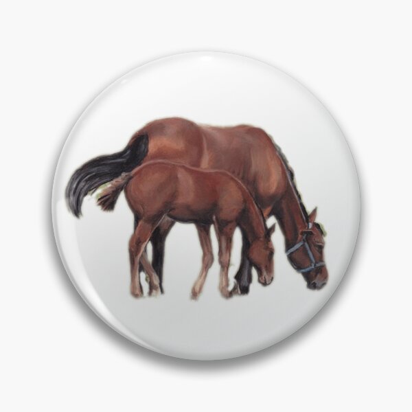 Item preview, Mare horse and foal designed and sold by Charlotte Yealey.