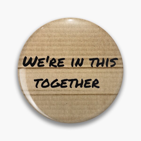 Item preview, We're in This Together Cardboard Sign designed and sold by Elsen Expressions.