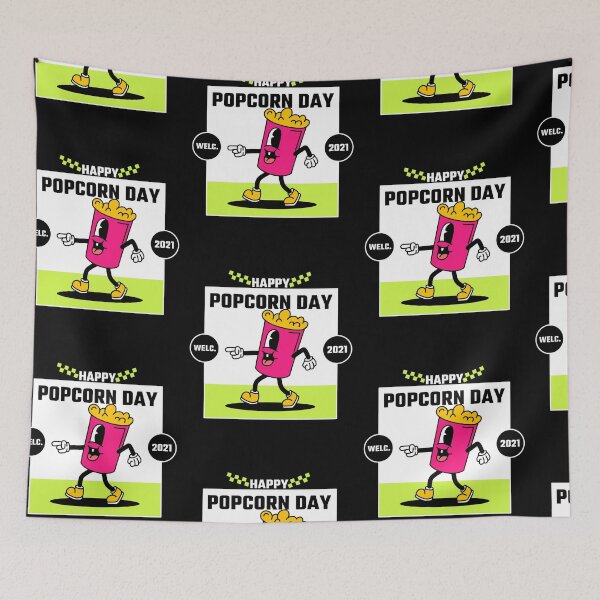 Artikelvorschau, Popcorn Day - Ich liebe Popcorn entworfen und verkauft von PrintexDesigns.