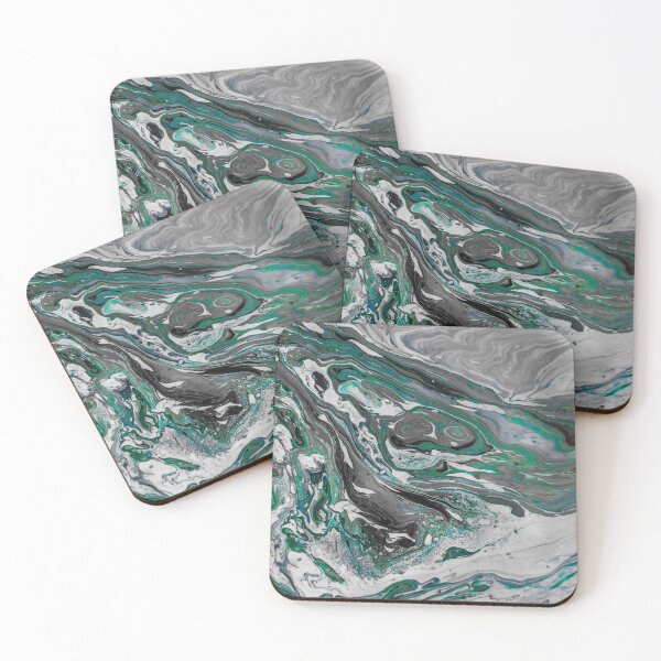 Item preview, Hydro Dipped FlowingTeal Fluidity designed and sold by ArtRoomOregon.