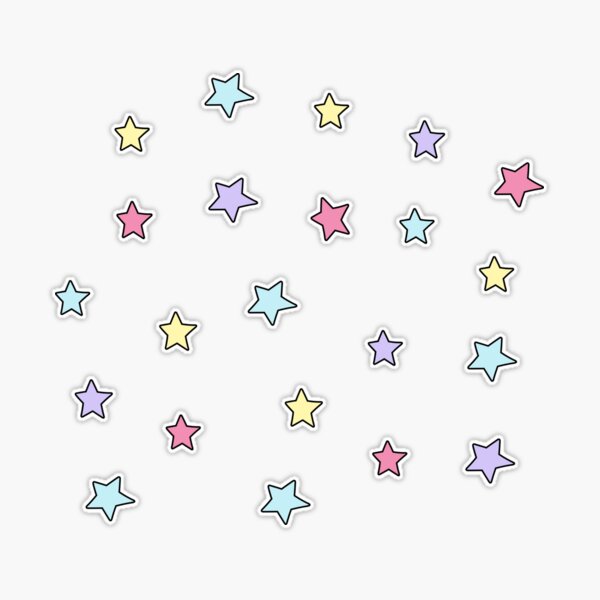 Bi mini star pack Sticker for Sale by colleenm2