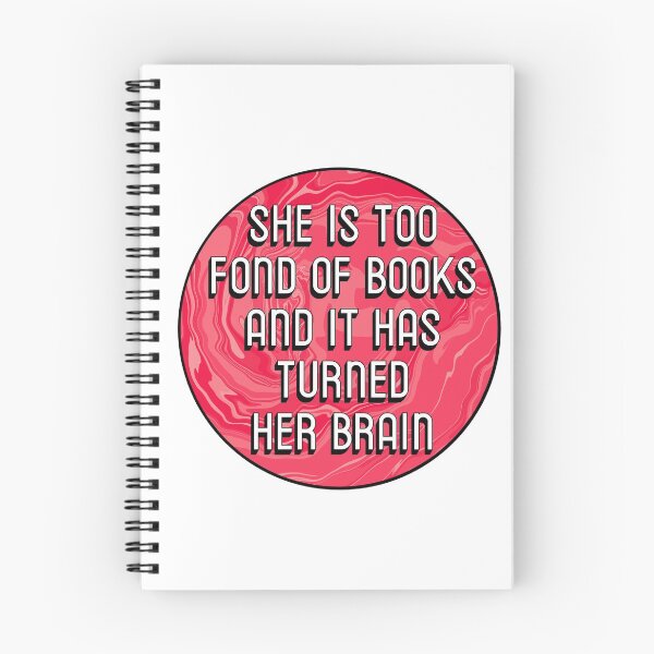 Item preview, Too Fond of Books designed and sold by Happyhobbithole.