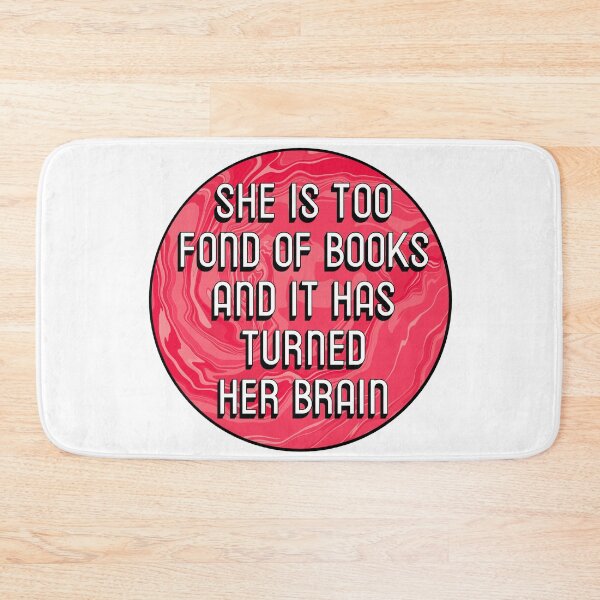 Item preview, Too Fond of Books designed and sold by Happyhobbithole.