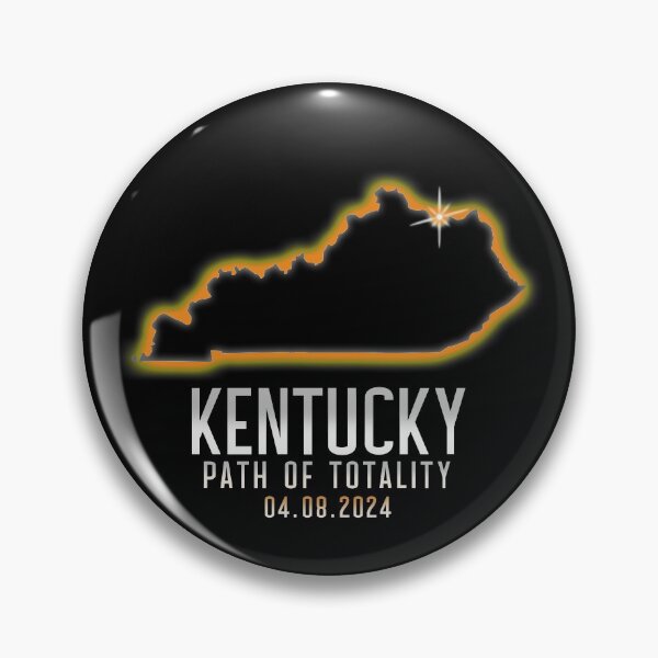 Item preview, Map Of Kentucky Path Of Totality 4.8.24 Total Solar Eclipse Gear designed and sold by DynamicDesign.