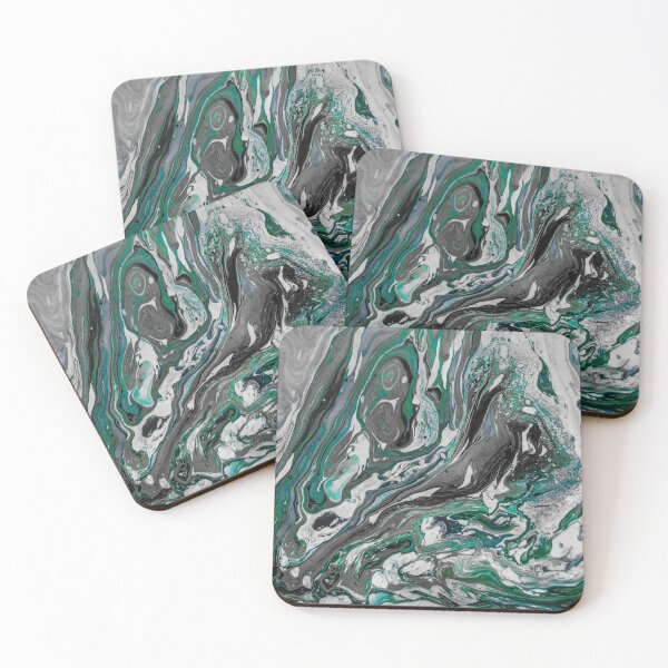 Item preview, Hydro Dipped Flowing Teal designed and sold by ArtRoomOregon.