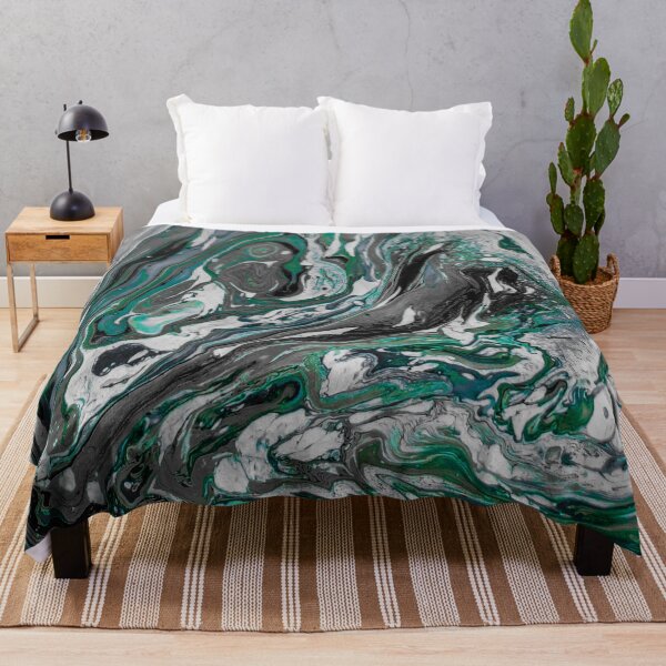 Item preview, Hydro Dipped Flowing Teal designed and sold by ArtRoomOregon.
